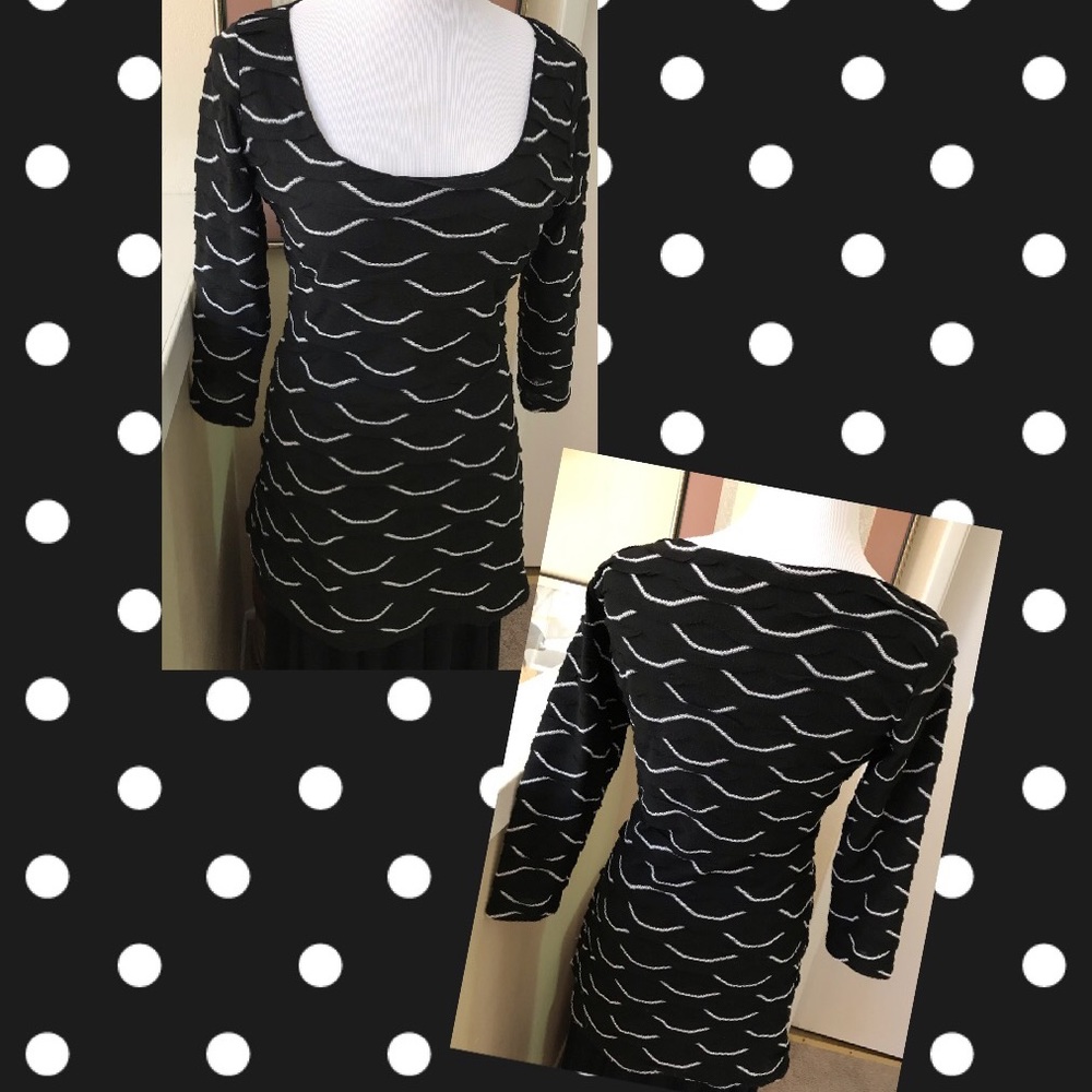 Max Edition Black and White Top